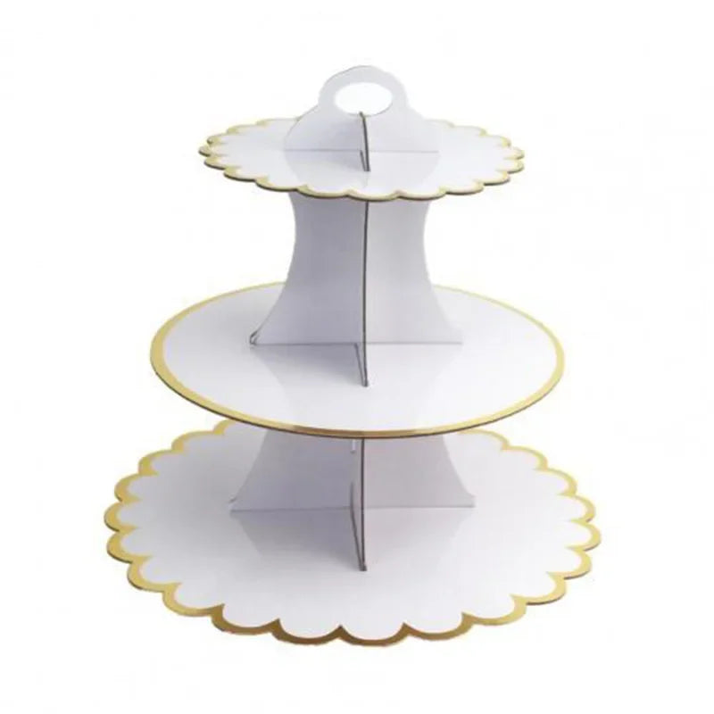 Présentoir Cupcakes Papier Jetable Mariage