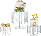 Présentoir Gâteau Rond Lustre Cristal