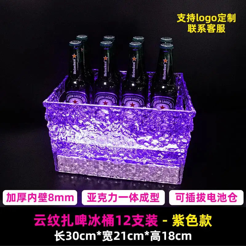 Seau à Champagne LED Lumineux Réception
