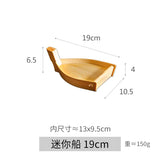 Bateau Sushi Bois Artisanal Pro
