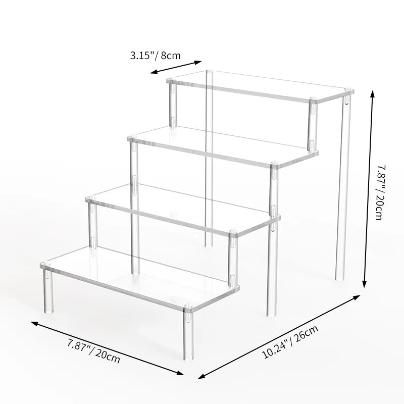 Présentoir Multi-Niveaux Acrylique Buffet Traiteur