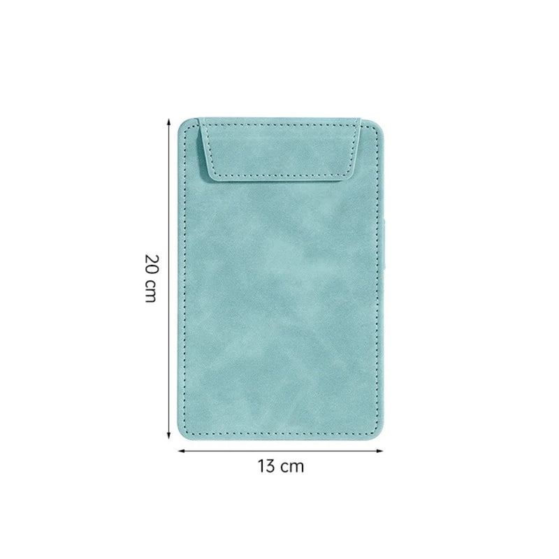 1 unidad, portamenús de ante, portapapeles magnético de piel sintética A4/A5/A6/A7/B5 con soporte para bolígrafo, bloc de notas para restaurante/cafetería/bar/hotel