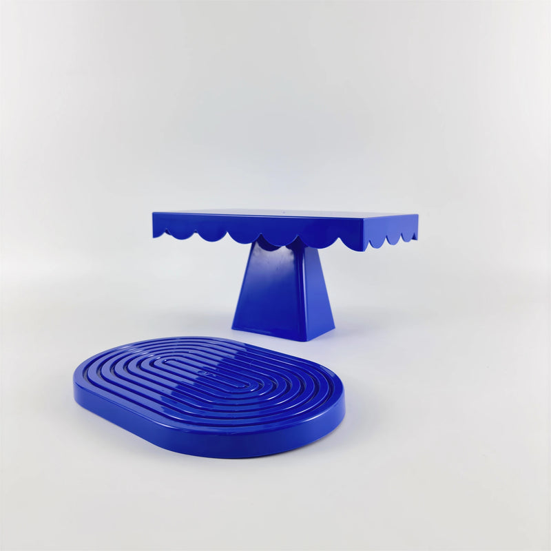 Juego de 2 soportes para cupcakes para decoración de bodas, fiestas de cumpleaños, fiestas, decoración de fiesta rosa, juego de soportes para pasteles para Navidad