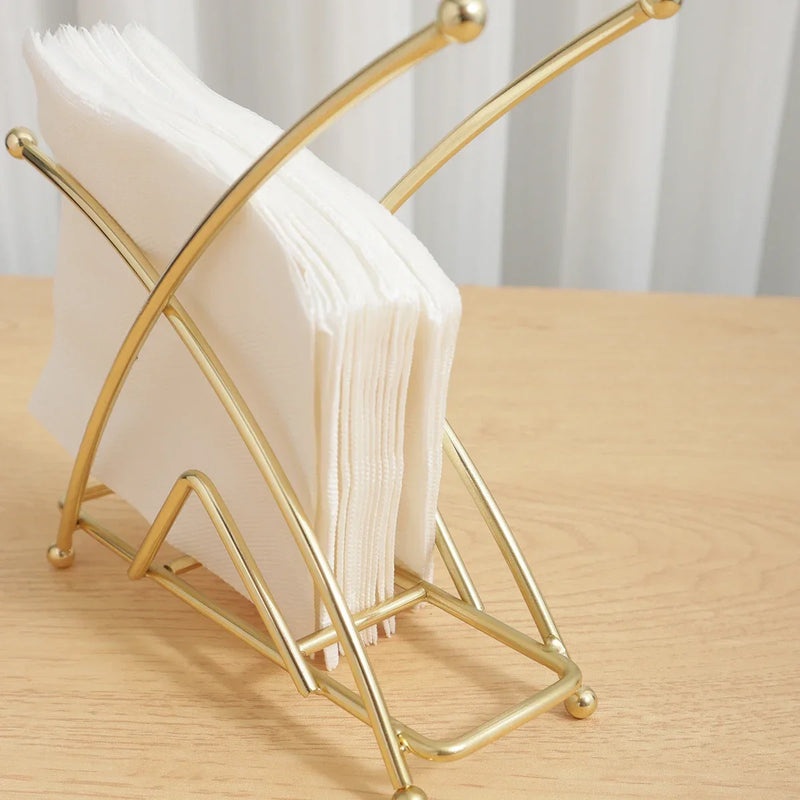 Porte-Serviettes Doré pour Buffet