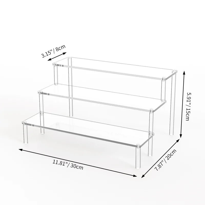 Présentoir Multi-Niveaux Acrylique Buffet Traiteur