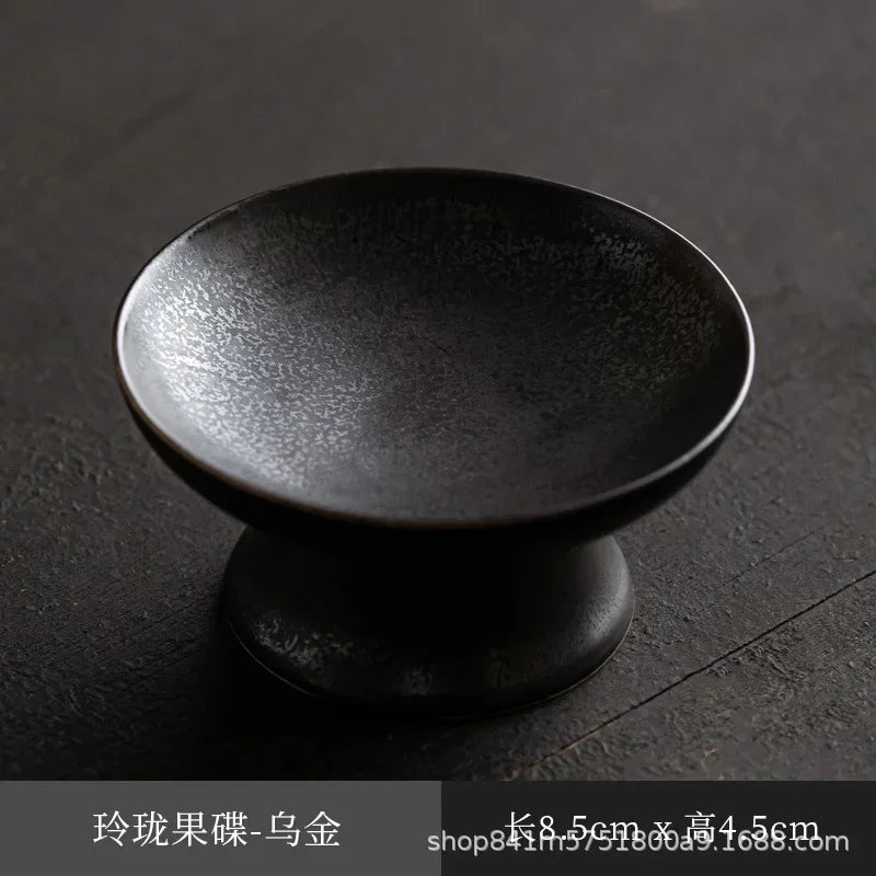 Assiette de Présentation Céramique sur Pied Mignardises