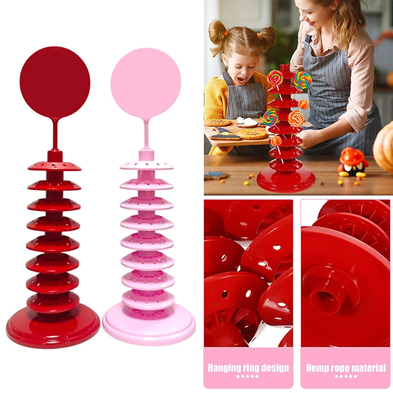 【Expositor de dulces de 6/10 capas, soporte para piruletas para bodas, fiestas de cumpleaños, organizador decorativo de postres】