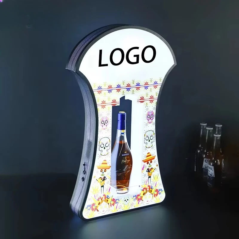 Présentoir Publicitaire Lumineux Bouteille Tequila