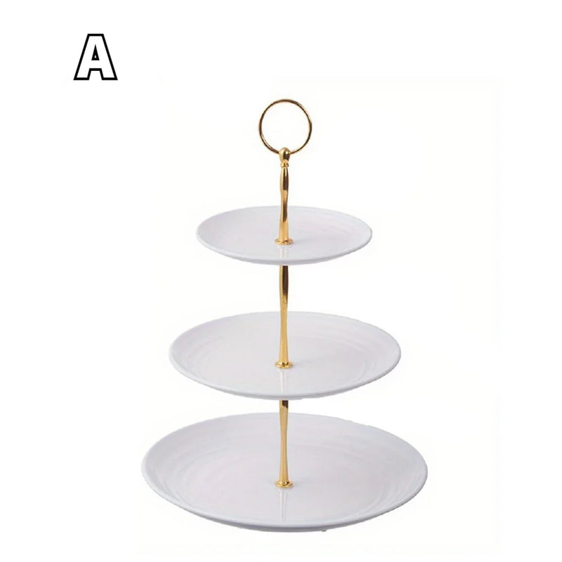 Présentoir Gâteau 3 Étages Rond