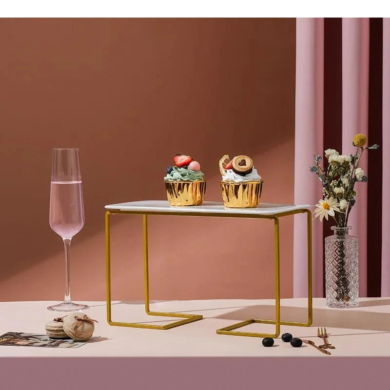 Présentoir Cupcake Doré Métal Élégant – déco mariage et fête d'anniversaire
