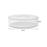Présentoir Gâteau Acrylique Rond Socle Transparent – composition événementielle haut de gamme