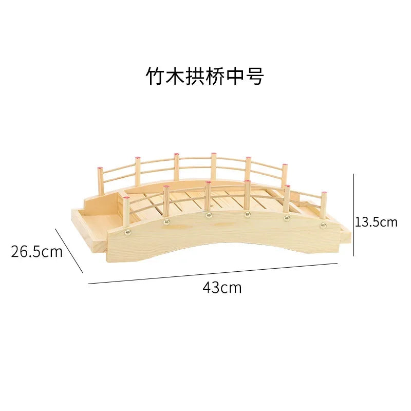 Plateau à Sushi en Bois et Bambou