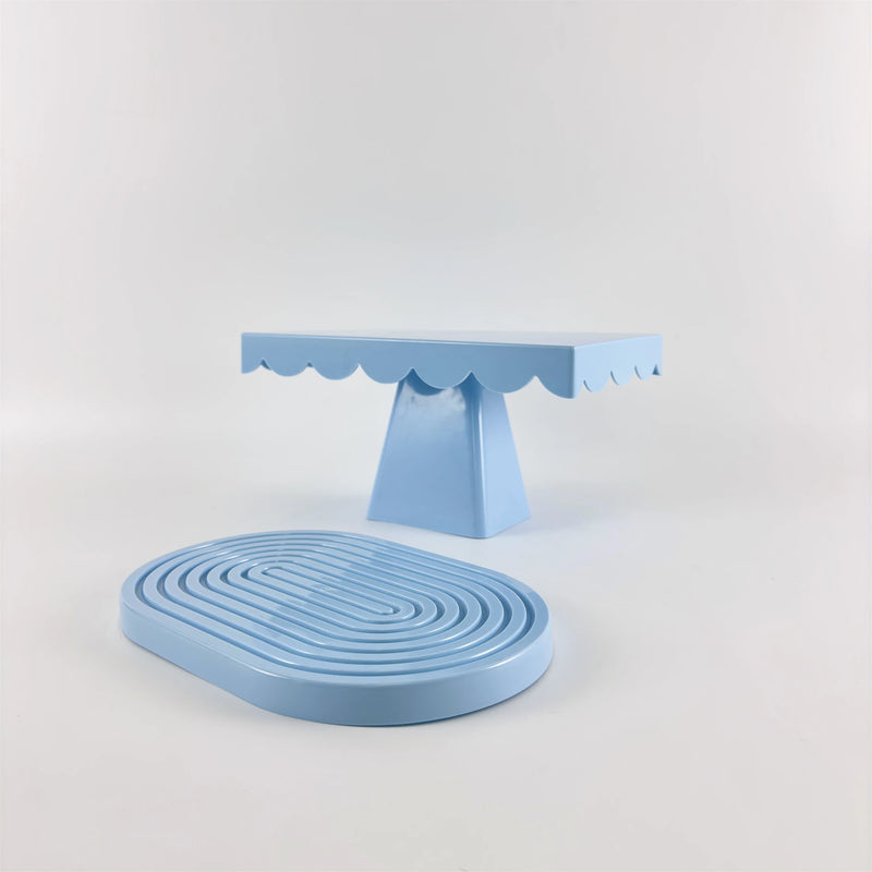 Juego de 2 soportes para cupcakes para decoración de bodas, fiestas de cumpleaños, fiestas, decoración de fiesta rosa, juego de soportes para pasteles para Navidad