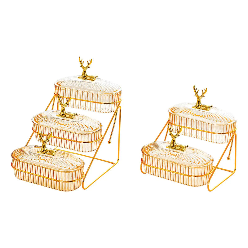 Plateau Fruits Secs Multi-Niveaux Banquet