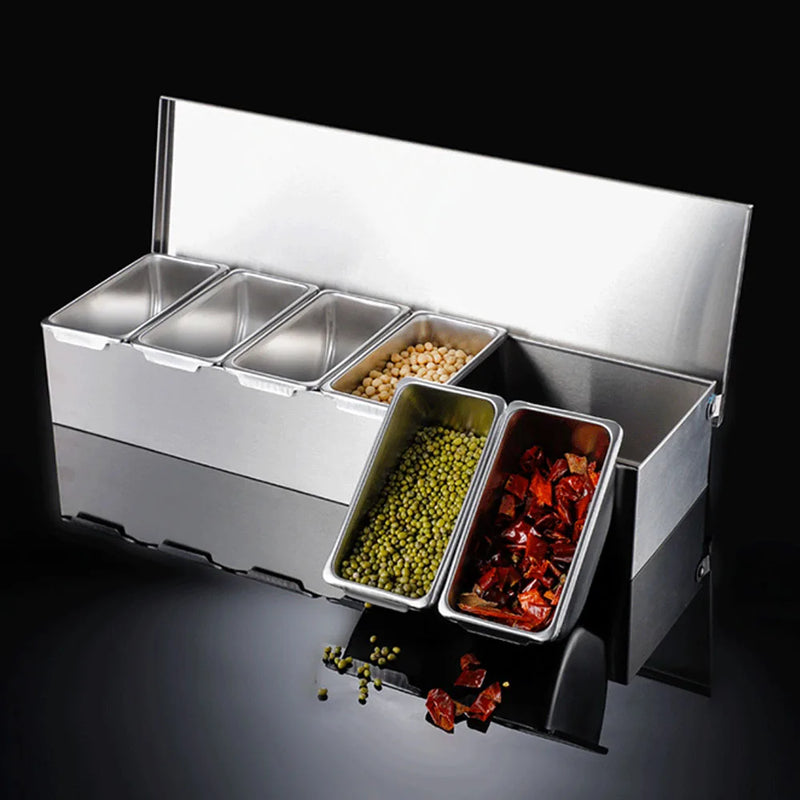 Distributeur de Condiments Hôtel Inox