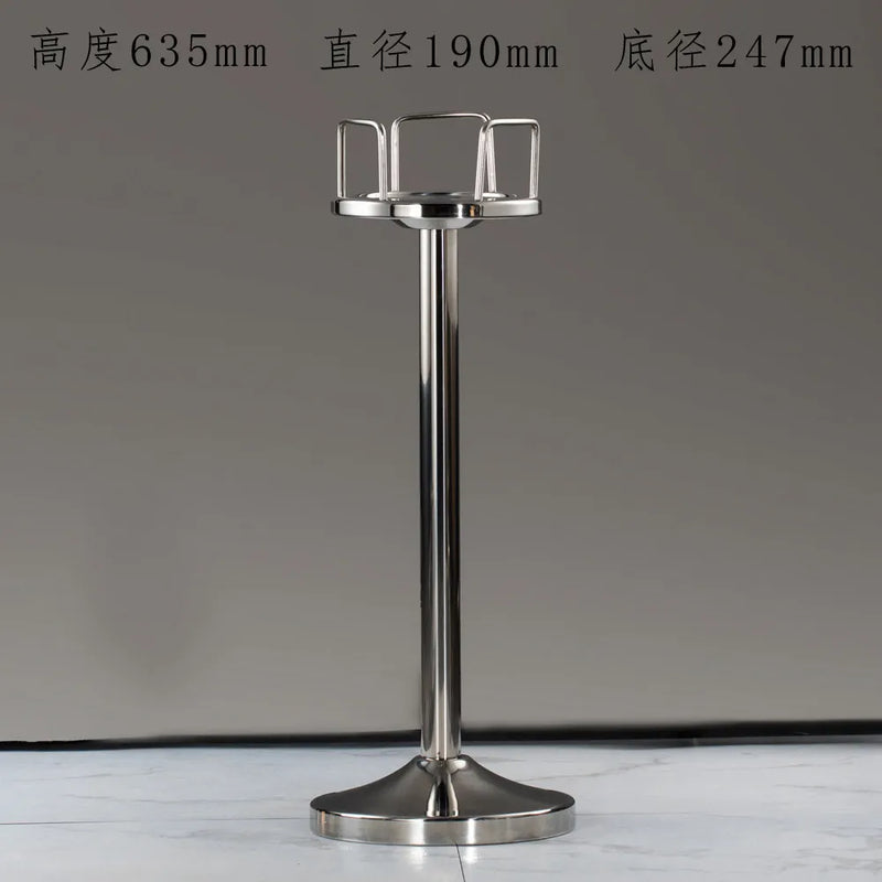 Rafraîchisseur Champagne Inox sur Pied