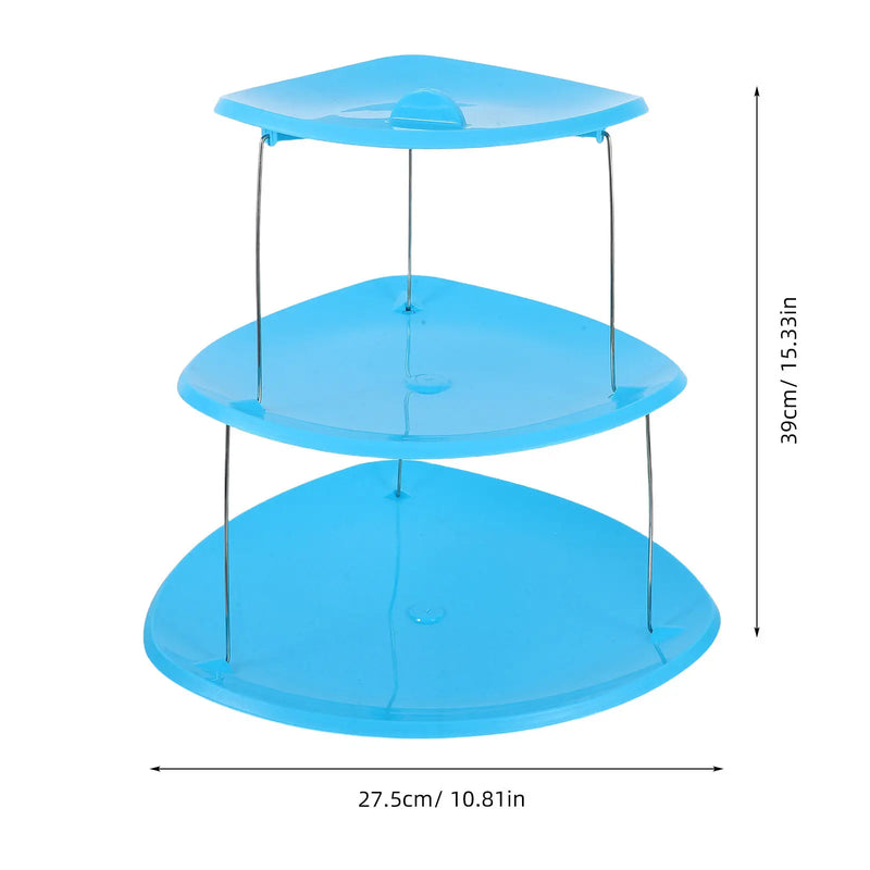Présentoir Gâteau Pliable 3 Niveaux