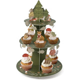 Présentoir Cupcakes Animaux Forêt Fête