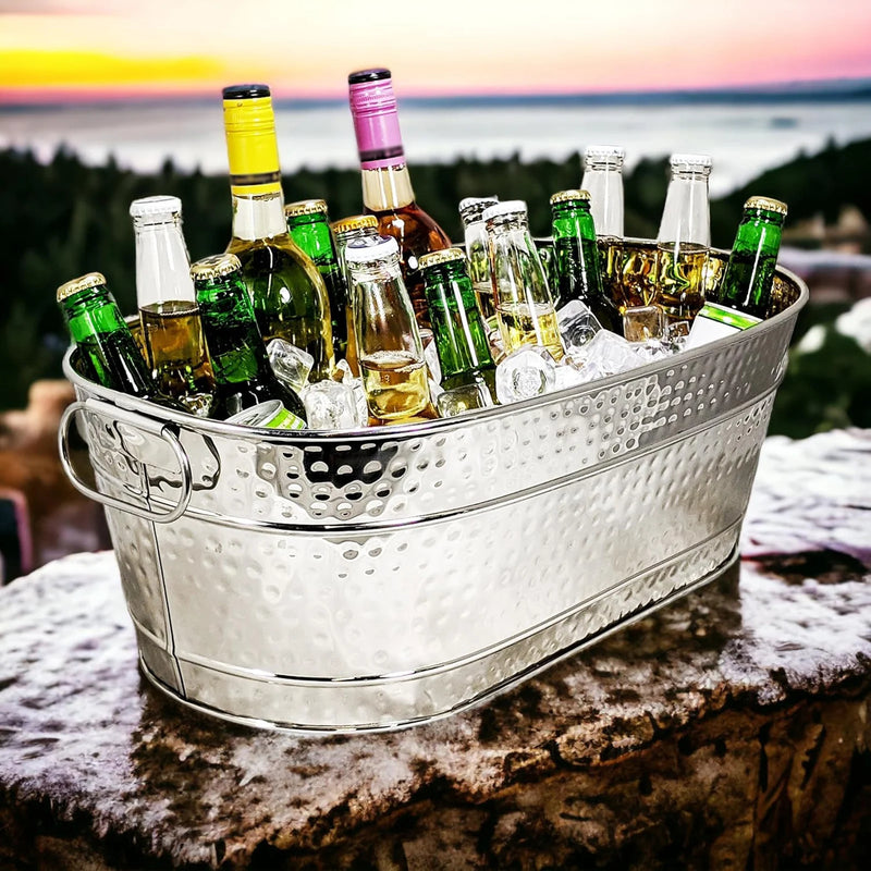 Bac à Boissons Métal Galvanisé Ovale