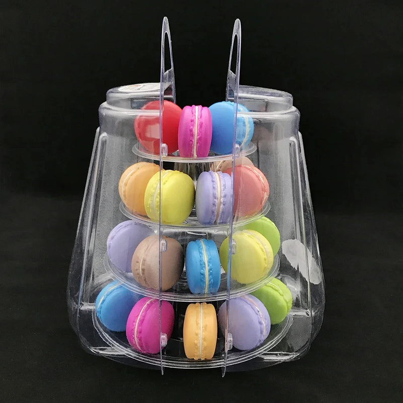 Présentoir Cupcake Macaron 4 Étages Élégant