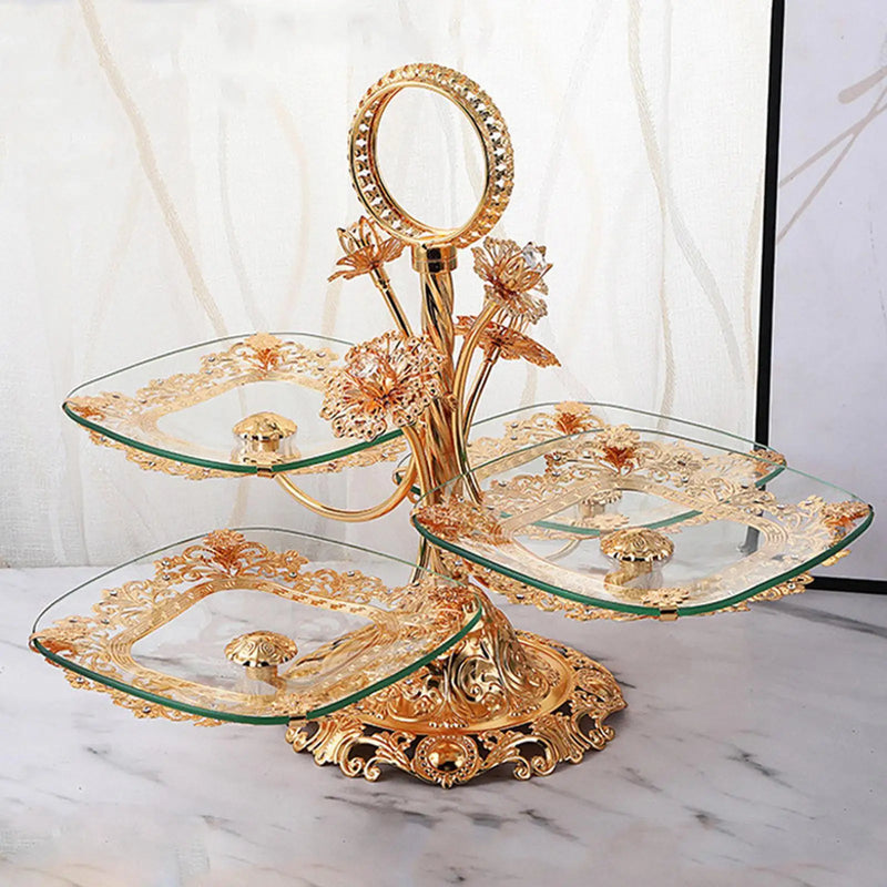 Présentoir Fruits Luxe Étagé Buffet