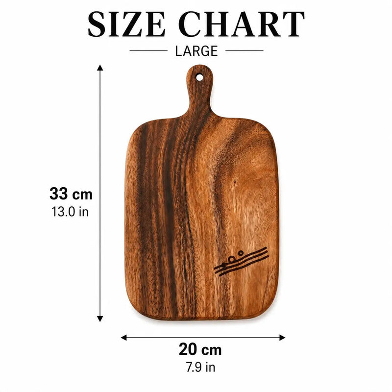 Planche à Fromage en Bois Sculptée