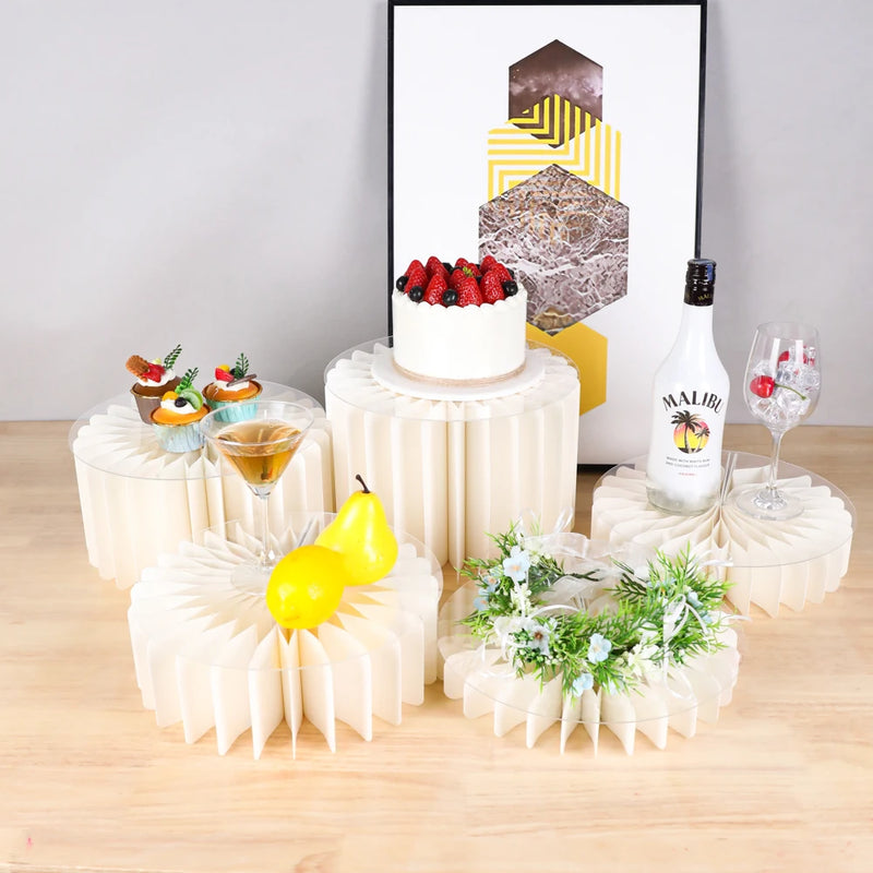 Soportes cilíndricos para centros de mesa de boda, columnas romanas para decoración de mesas en bodas, postres y fiestas de cumpleaños