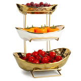 Corbeille Fruits Céramique 3 Niveaux