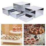 Présentoir Buffet Cube Miroir Riser