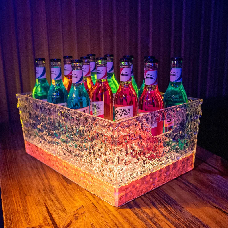 Seau à Champagne LED Lumineux Réception