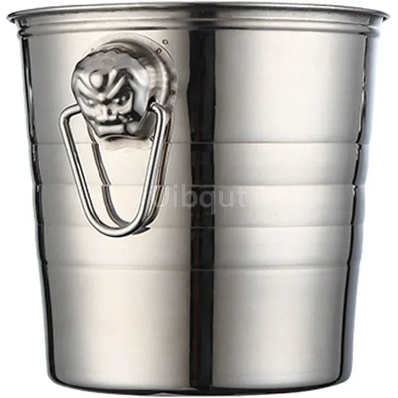 Seau à Champagne Inox Tête Tigre