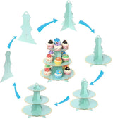 Présentoir Cupcake Carton Arc-en-Ciel