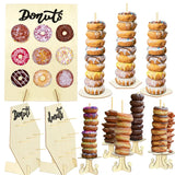 Panneau Bois Présentoir Donuts Mariage