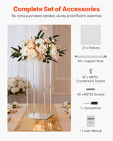 Présentoir Buffet Colonnes Acryliques Mariage