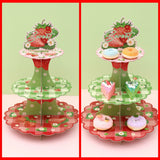 Présentoir Cupcake Hawaïen Tropical
