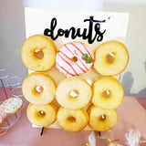 Panneau Mural Bois Présentoir Donuts