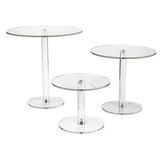 Présentoir Gâteau Rond Acrylique Transparent