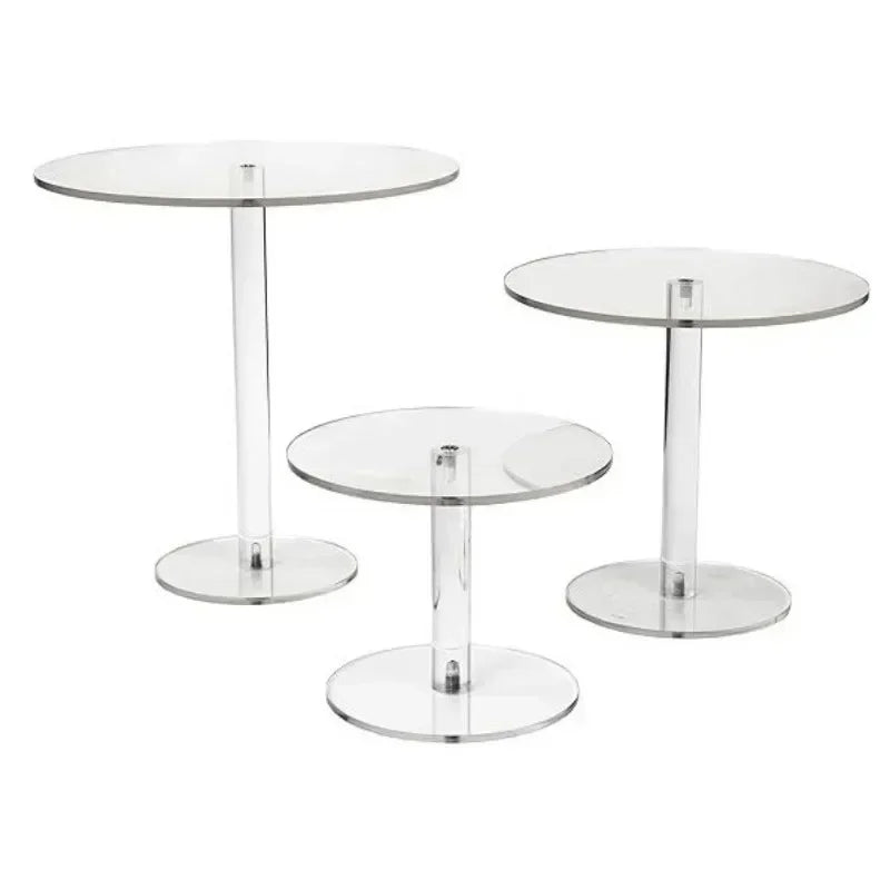 Présentoir Gâteau Rond Acrylique Transparent