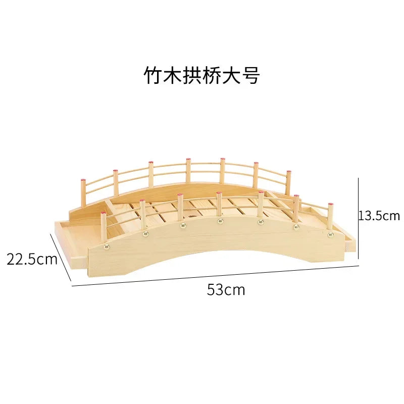 Plateau à Sushi en Bois et Bambou