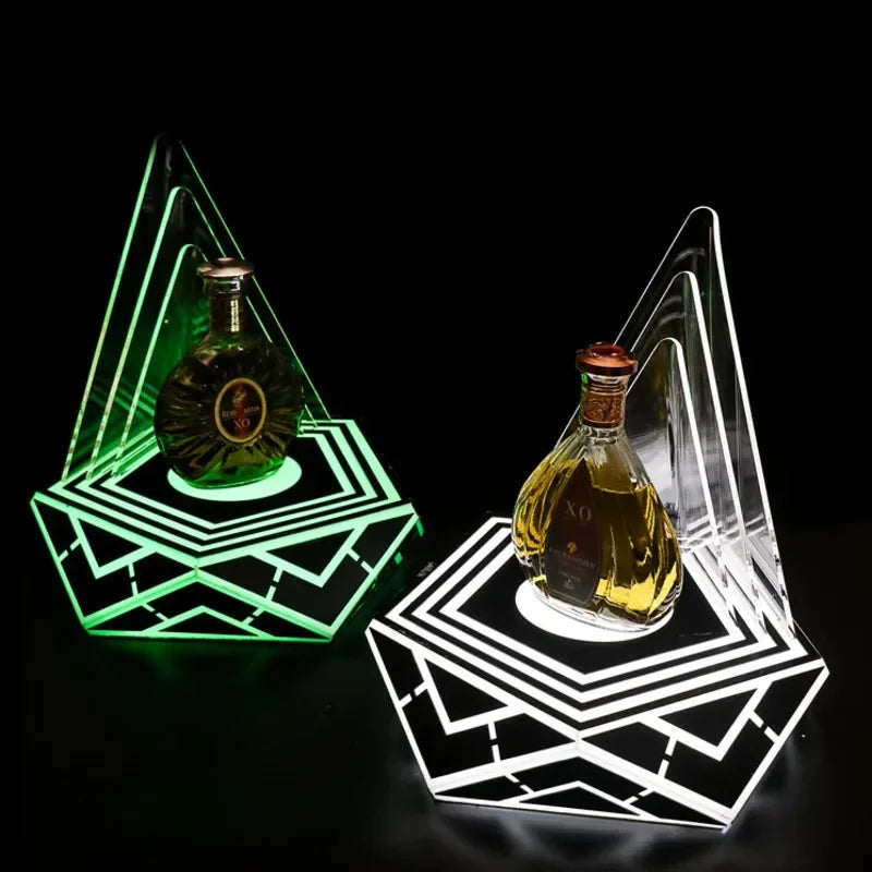 Présentoir Bouteille LED Rechargeable Soirée