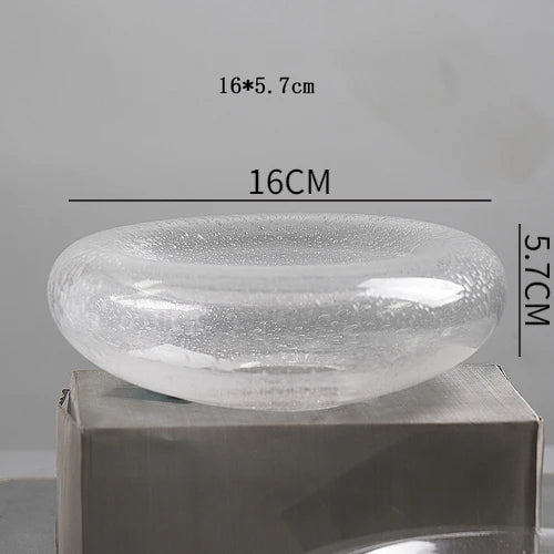 Plato de postre de doble acristalamiento estilo francés para comida occidental, plato de ensalada, postre o plato frío para restaurantes de alta gama, vajilla de cocina