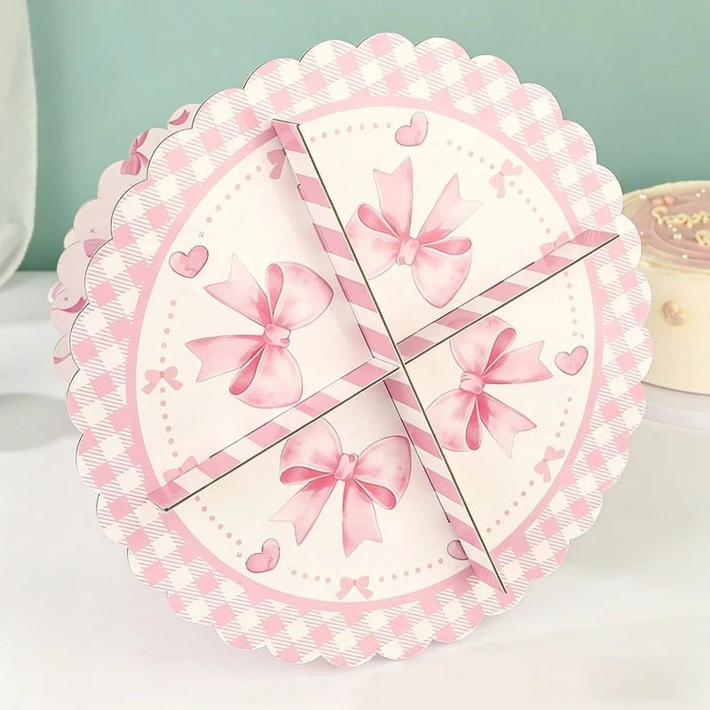 Présentoir Cupcake Nœud Carton