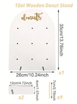 Présentoir Bois 9 Trous Donuts