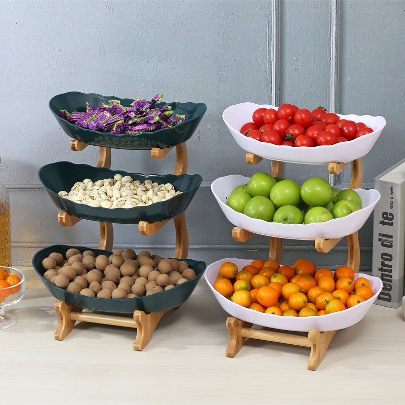 Corbeille Fruits Multi-Niveaux Moderne