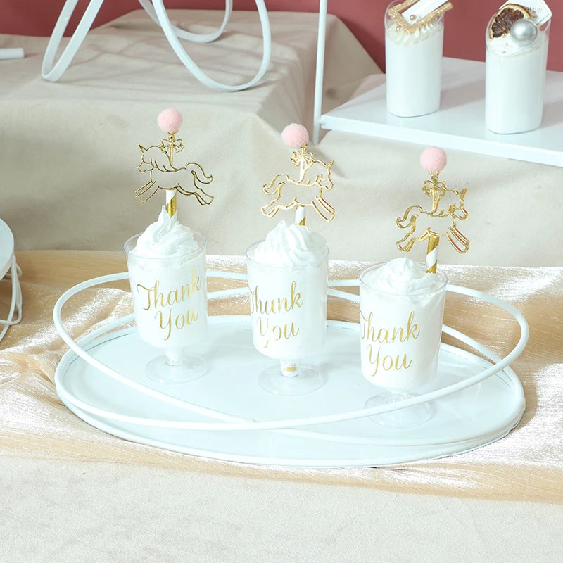 Cadre Présentation Buffet Dessert Blanc