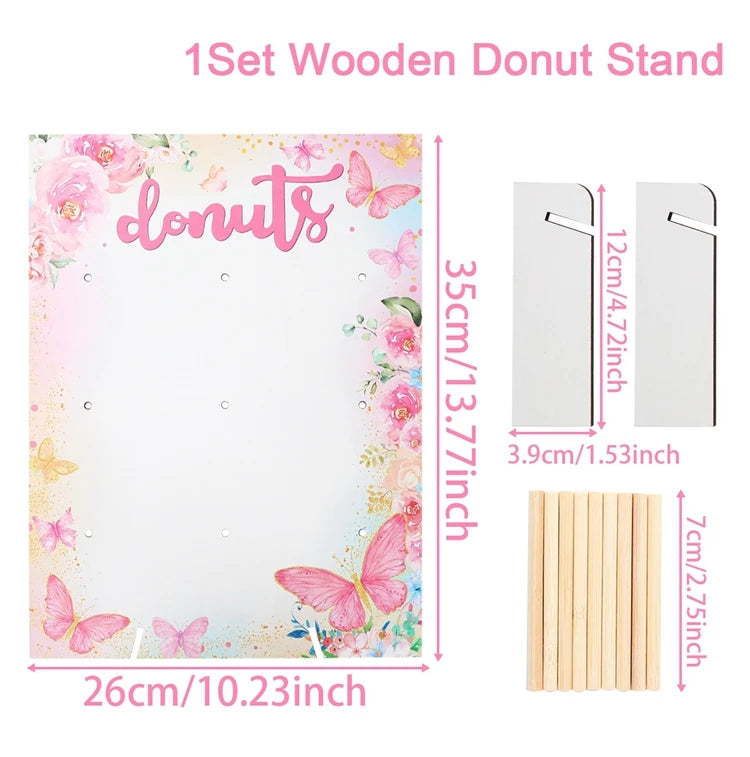 Mur de Donuts Rustique Buffet