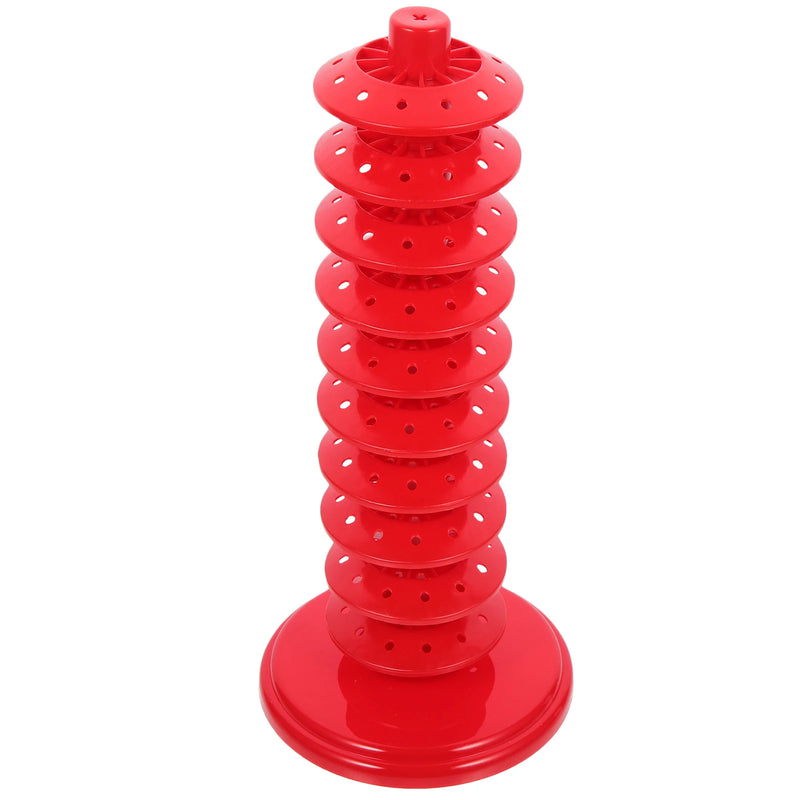 Présentoir Sucettes Étagé Rose Rouge