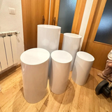 Présentoir Piédestal Blanc Mariage Événement