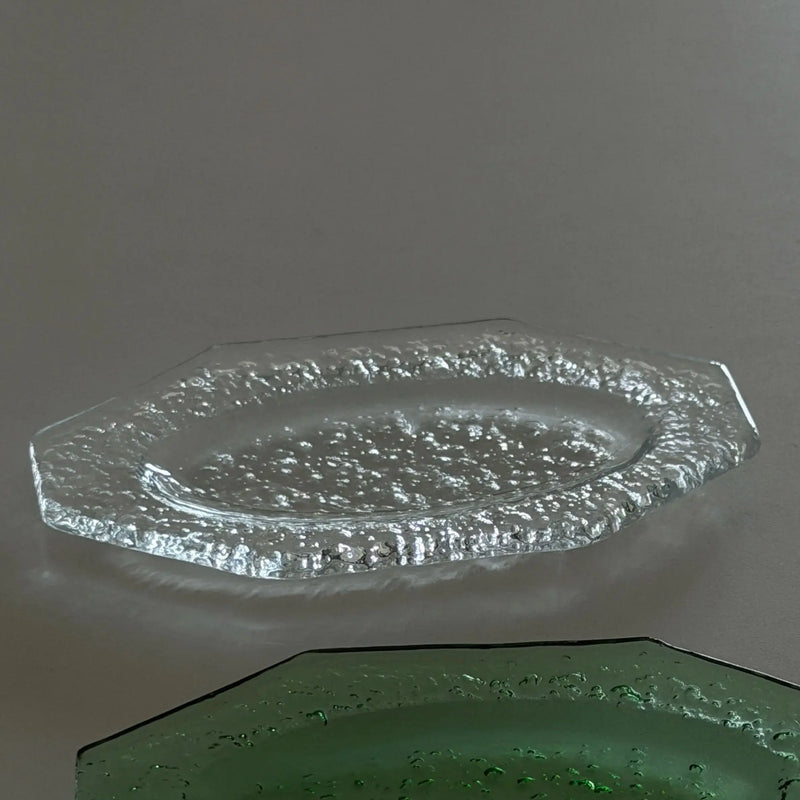 Assiette de Présentation Verre Octogonale Mini