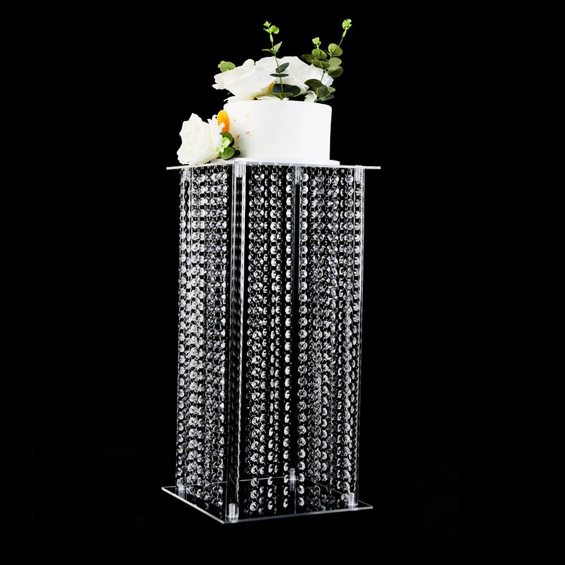 Colonne Acrylique Transparente Mariage